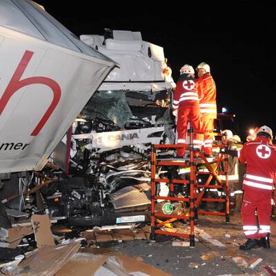 Lkw-Unfall auf der Westautobahn 