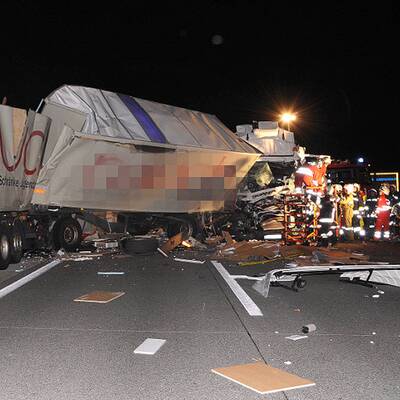 Lkw-Unfall auf der Westautobahn 