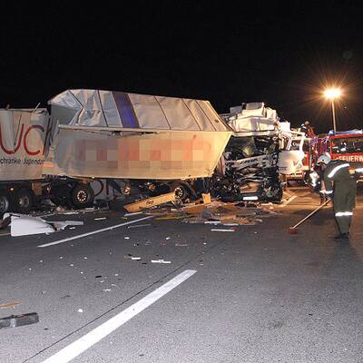 Lkw-Unfall auf der Westautobahn 