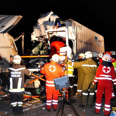 Lkw-Unfall auf der Westautobahn 
