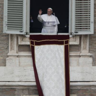 Das erste Angelusgebet des Papstes