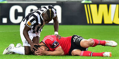 Juve-Star tritt Benficas Garay k.o.