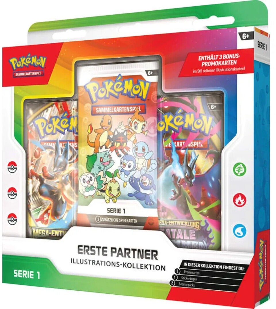 Pokémon Erste-Partner Illustrations-Kollektion Serie 1 
