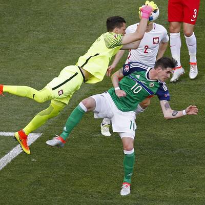 Die besten Bilder: Polen gegen Nordirland