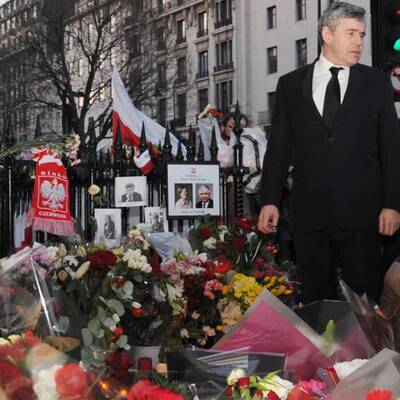 Kerzenmeer in Warschau