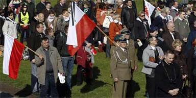 Hunderttausende Polen trauern um Kacynski