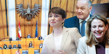 Parlament Maurer Sobotka Meinl-Reisinger