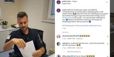 Steirische Polizei erobert Instragram.