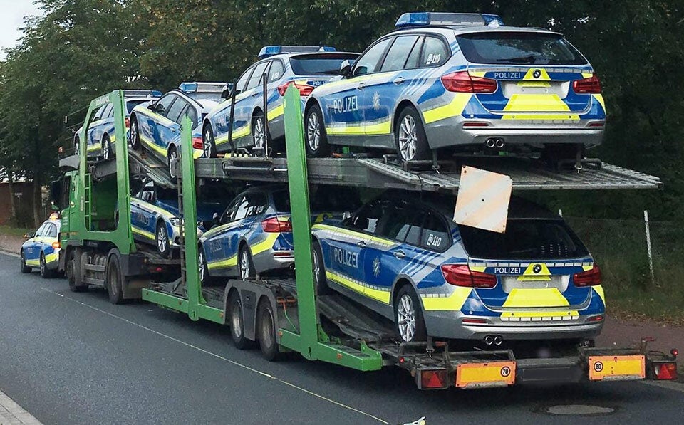 Kurios: Polizei stoppte Polizei-Transporter