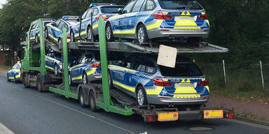 Kurios: Polizei stoppte Polizei-Transporter