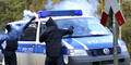 Polizeiwagen Castor-Transport Atomgegner