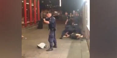 Polizei Schlägerei Praterstern