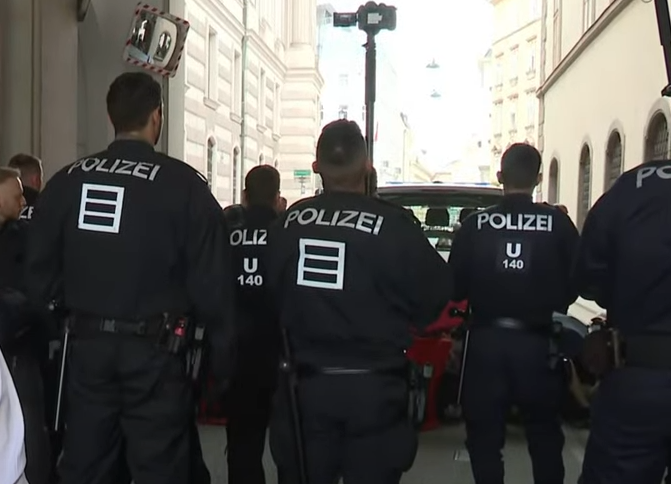 Rechtsextremen-Demo in Wien