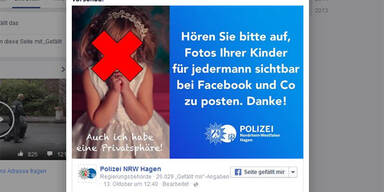 Facebook: Polizei-Aufruf wird Mega-Hit