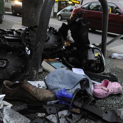 Polizeiautos krachten zusammen