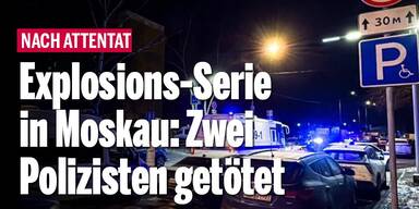 Explosions-Serie in Moskau: Zwei Polizisten getötet