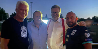 Toni Polster mit Seiler, Hacker und Zeidler