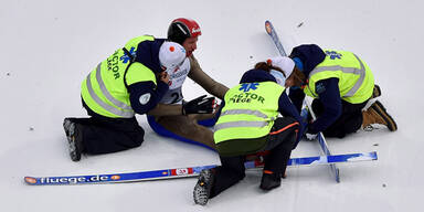 Kombinierer Pommer schwer gest&uuml;rzt