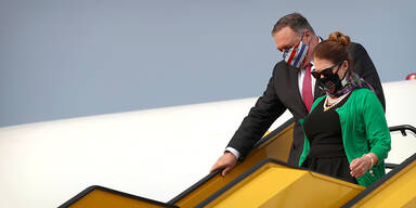 US-Au&szlig;enminister Pompeo in Wien angekommen