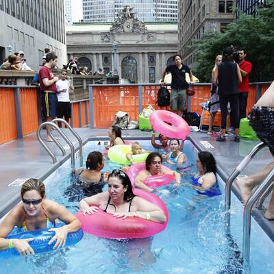 Müllcontainer-Pools in NY