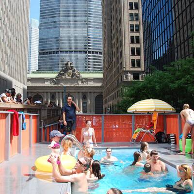 Müllcontainer-Pools in NY