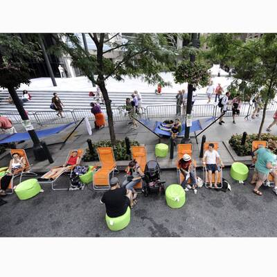 Müllcontainer-Pools in NY