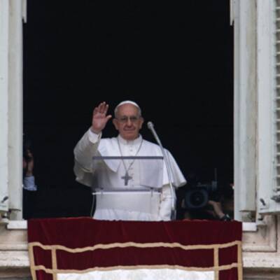 Das erste Angelusgebet des Papstes