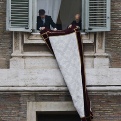 Das erste Angelusgebet des Papstes