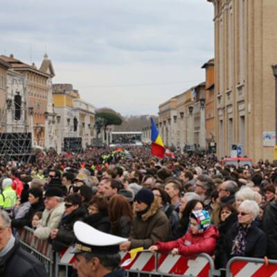 Das erste Angelusgebet des Papstes