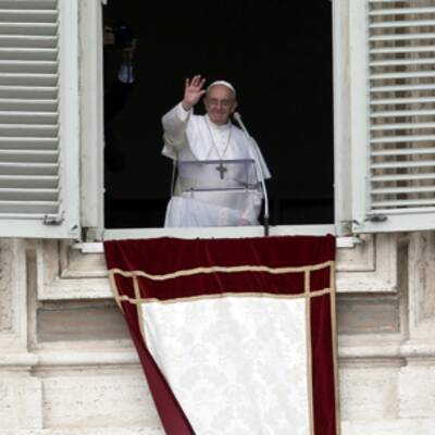 Das erste Angelusgebet des Papstes