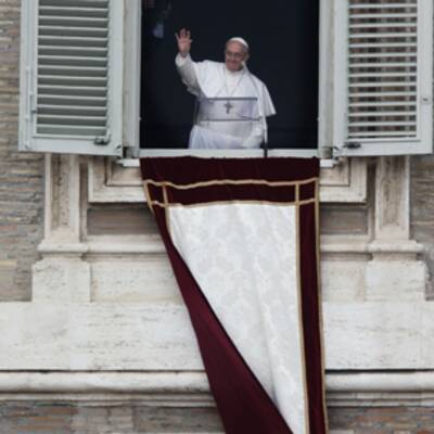 Das erste Angelusgebet des Papstes