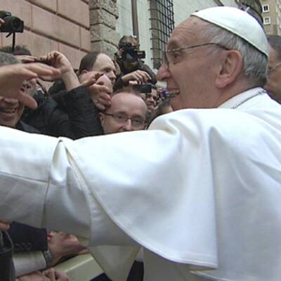 Das erste Angelusgebet des Papstes