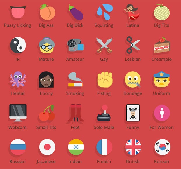 Die 10 beliebtesten Porno-Emojis
