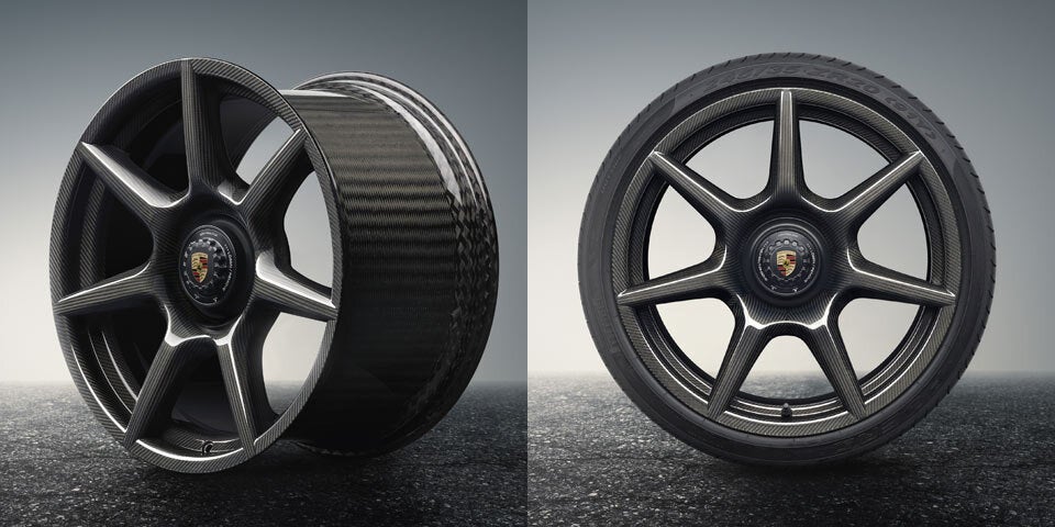 Porsche bringt geflochtene Carbon-Räder