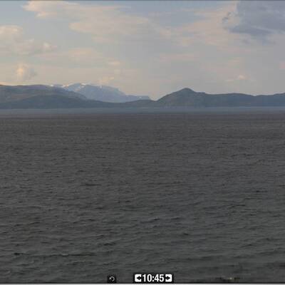 30 Grad und Schnee hinter Tromsö