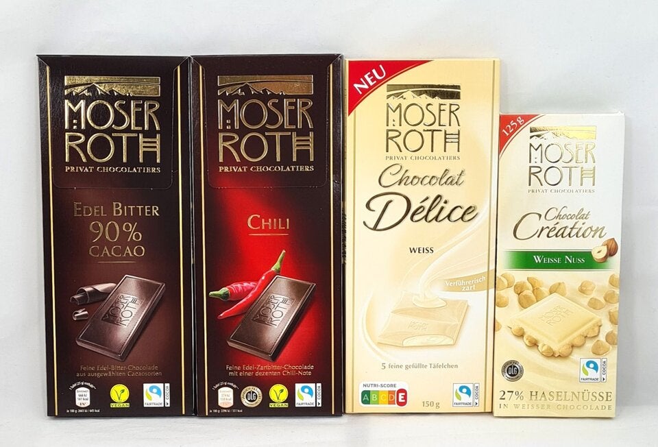 Hofer-Eigenmakre Moser Roth trägt zu 100% Fairtrade-Siegel.