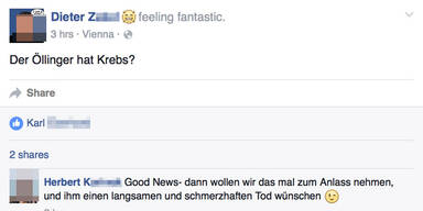 Arzt jubelt über Krebserkrankung von Karl Öllinger 