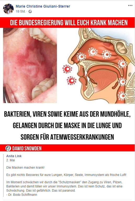 ORF-Moderatorin: Wirres Posting um Masken-Pflicht