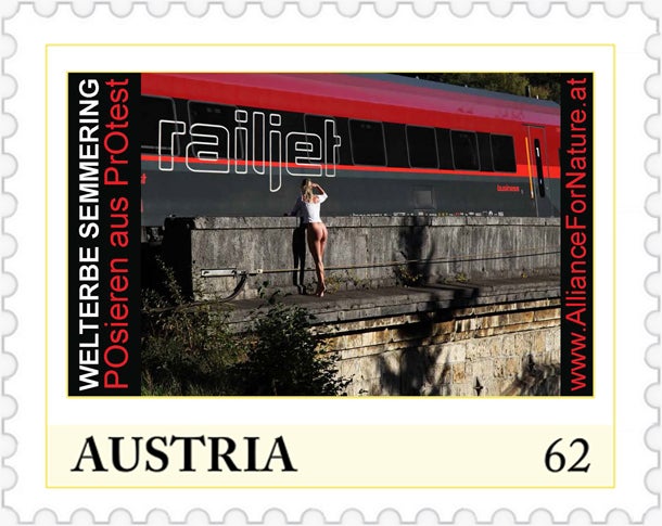 Protest Semmeringbasistunnel