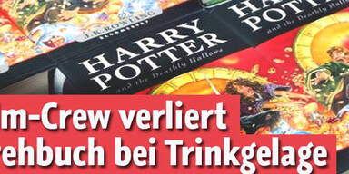 Potter-Drehbuch bei Saufgelage verloren