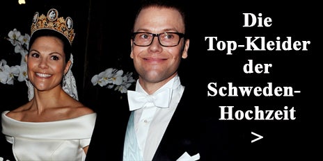 poup Top-Kleider der Schweden-Hochzeit