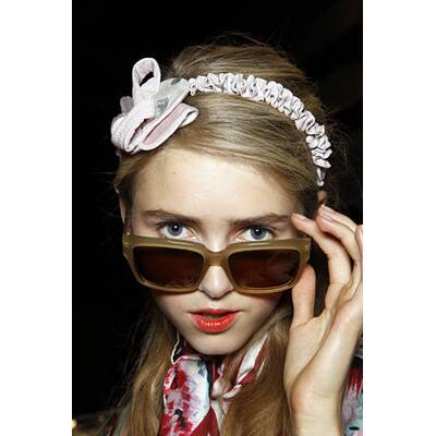 Die schönsten Haar-Accessoires vom Laufsteg