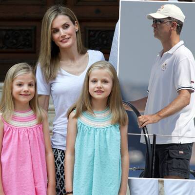 Königin Letizia & König Felipe urlauben mit der Familie