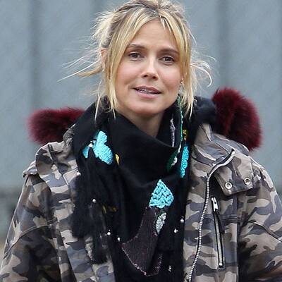 Heidi Klum: Ungeschminkt aber gut gelaunt