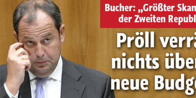 Pröll verrät nichts zum neuen Budget