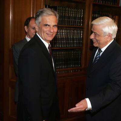 Auch den griechischen Präsidenten traf Faymann