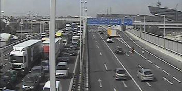 A23 Prater Stau Unfall
