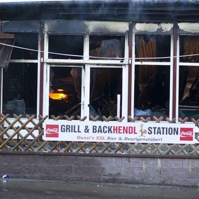 Völlig ausgebrannt: Das XXL- Restaurant