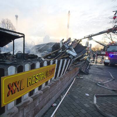 Völlig ausgebrannt: Das XXL- Restaurant