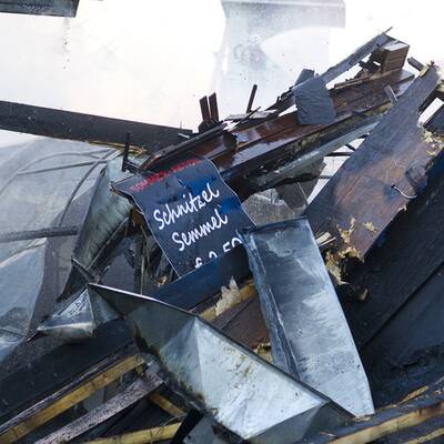 Völlig ausgebrannt: Das XXL- Restaurant